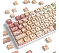GTSP Keycaps 87 Custom Gaming keycap Set Double-Shot per Cherry Mx Gateron Kailh Switch (CaraBear)