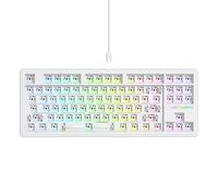 GTSP Kit per tastiera Barebones personalizzata al 75% con guarnizione, vuota fai da te silenziosa TKL, tastiera meccanica da gioco PCB, interruttore hot swap a 3 pin/5 pin con RGB rivolto a sud per