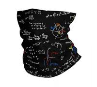 GTTDFASJ Copricapo Multifunzione Bandana da sci da corsa con equazioni di fisica per geek insegnante di matematica e scienze regalo geometrico scaldacollo