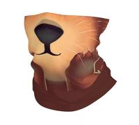 GTTDFASJ Copricapo Multifunzione La Lontra Maschera Divertente Soffici Animali Bandana al Collo Ghetta Stampato Magia Sciarpa Multi-uso Archetto in Esecuzione Per Uomini Donne Antivento