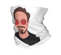 GTTDFASJ Copricapo Multifunzione Robert Downey Junior Bandana Copricollo Stampato Maschera Sciarpa Copricapo Multiuso Ciclismo Per Uomo Donna Adulto Traspirante