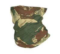 GTTDFASJ Copricapo Multifunzione Scaldacollo invernale da donna con bandana mimetica da guerra della Rhodesia antivento avvolgente sciarpa per il viso per escursionismo fascia mimetica