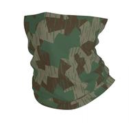 GTTDFASJ Copricapo Multifunzione Scaldacollo invernale mimetico tedesco della seconda guerra mondiale per donne e uomini sciarpa tubolare da sci e caccia bandana mimetica per il viso