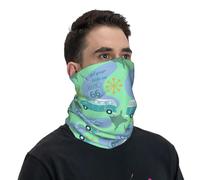 GTTDFASJ Copricapo Multifunzione Vintage Americano Mappa Route 66 Bandana Al Collo Ghetta Avvolgere Stampato Sciarpa Calda Cappelleria All'Aperto Sportive Unisex Adulto Traspirante