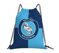 GTTDFASJ Wycombe Wanderers FC Zaini quadrati alla moda portatili con coulisse tascabili per uomo donna e studenti