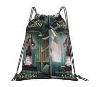 GTTDFASJ Zaini con coulisse del film Matilda di Roald Dahl borsa sportiva con coulisse borsa per libri per uomo e donna