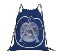 GTTDFASJ Zaini Stargate Atlantis multifunzione portatili con coulisse tasca portaoggetti sportivi per viaggi e scuola