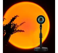 GTTFAE Dimmerabile Sunset Lamp Testa Lampada Luce Notturna Tramonto può Essere Ruotata, Ambientale, Visiva, Romantica, Adatta per Scattare Foto e Vlog