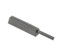GTV Ammortizzatore per mobili, push-to-open, lungo con adattatore e punta in gomma, colore antracite, per mobili senza maniglie, funzione Soft Close, ammortizzatore porta per mobili da cucina