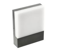 GTV Applique da Esterno LED SARO, 9W 900lm, Luce Naturale 4000K, Protezione IP54, Design Moderno per Facciate e Ingressi, Colore Nero