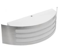 GTV Astrit lampada da parete per esterni 1x14 W grigio OS-ASTRITE27-80