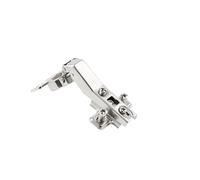 GTV Cerniera Angolare 45 per Mobili COCA, Senza Molla per Push to Open, Regolazione 3D, Basetta Slide-On H2mm, Piatto Ø35mm, Finitura Nichelata