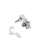 GTV Cerniera Angolare 90 HCKTK con Chiusura Ammortizzata, Braccio Corto per Spazi Ristretti, Regolazione 3D, Montaggio Slide-On, Scodellino 35mm, Nichel