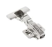 GTV - Cerniera idraulica SILENTO PRO | Arresto centrale con piastra di montaggio | Confezionata in sacchetto di plastica | Regolazione eccentrica | Sharnier con funzione Silent Close