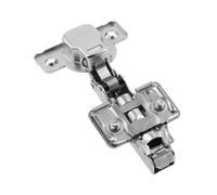 GTV Cerniera Silento PRO Senza Molla, per Mobili con Push-to-Open, Regolazione 3D Eccentrica, Montaggio a Sormonto, Sistema Clip-On, Acciaio, Nichelata