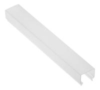 GTV - Copertura lattea per profilo LED GLAX Mini, quadrata, 2,0 m, plastica, illuminazione per mobili, canale LED, illuminazione armadio, illuminazione per armadietti