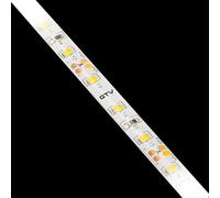 GTV Flash 2835 - Striscia LED da 5 m, 300 LED da 60 m, dimmerabile, 11 W/m, impermeabile IP65, 12 V DC, 8 mm di larghezza, ogni 5 cm, divisibile, per mobili da cucina, bianco neutro 4000 K