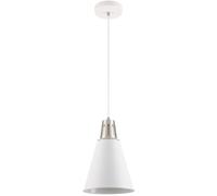 GTV Gianni lampada sospesa 1x40 W bianco-argento OS-GIAN-E27-03-DEC