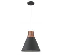 GTV Gianni lampada sospesa 1x40 W nero-oro OS-GIAN-L-E27-11-DEC