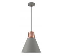 GTV Gianni lampada sospesa 1x40 W oro-grigio/cenere OS-GIAN-L-E27-16-DEC