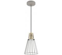 GTV Kaliope lampada sospesa 1x40 W oro-grigio/cenere OS-KAL-E27-16-DEC