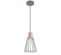 GTV Kaliope lampada sospesa 1x40 W verde-oro OS-KAL-E27-26-DEC