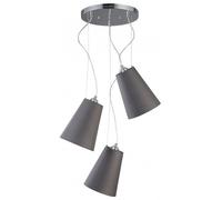 GTV Kasel lampada sospesa 3x40 W grigio/cenere OS-KAS3-15-DEC