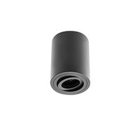 GTV Lampada da Soffitto Plafoniera Lampada Esterno IP20 Nero Cilindro Alluminio Scatola da Parete Sensa 6813