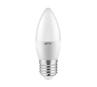 GTV Lampada LED E27 3000K bianco caldo - senza sfarfallio, durevole - per illuminazione interna in casa, ufficio e officina