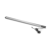 GTV LIGHTING Faretto LED sottopensile 413mm, per mobile cucina 45cm, sensore movimento monolaterale (1 sensore), 12V DC, bianco naturale 4000K, per cassetti e armadi, colore antracite