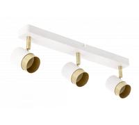GTV lighting - Lampada da soffitto ORIO - Alluminio - Lampada da soffitto - IP20 - Faretto da soffitto a 3 luci - faretto orientabile - Moderno faretto da soffitto per cucina, soggiorno, camera da