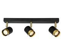 GTV lighting - Lampada da soffitto ORIO - Alluminio - Lampada da soffitto - IP20 - Faretto da soffitto a 3 luci - faretto orientabile - Moderno faretto da soffitto per cucina, soggiorno, camera da