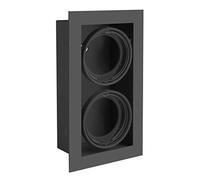 GTV Pireo lampada da incasso 2x50 W nero OP-PIREO2-20