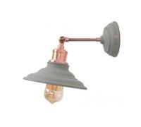 GTV Loret lampada da parete 1x40 W grigio OS-LOR-E27-15-DEC