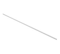 GTV Lungo Maniglia per mobili Pillar, alluminio bianco opaco, sottile ed elegante, per mobili alti, versatile, 1200 x 18,5 x 10,7 mm, con viti, moderna e funzionale