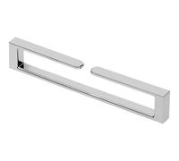 GTV Maniglia per Mobili Design Moderno SENIOR, Forma Rettangolare Aperta, in Lega Znal, Interasse 160 mm, Lunghezza 170 mm, Finitura Cromo Lucido