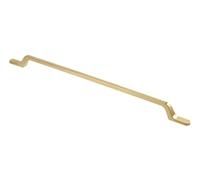 GTV - Maniglia per mobili FLAVIO - Maniglie per mobili - Distanza tra i fori 320 mm - Zama - Ottone oro