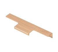GTV - Maniglia per mobili LIND in oro spazzolato anodizzato 128 mm distanza tra i fori 150 mm di lunghezza, barra 18 mm di larghezza, manico con bordi per cucine, armadi, cassetti, accessori per
