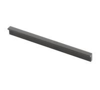 GTV Maniglia per mobili Pillar, alluminio nero opaco, sottile ed elegante, per mobili alti, versatile, 190 x 18,5 x 10,7 mm, con viti, moderna e funzionale