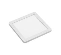 GTV Pannello LED VEGAS - 3,5 W, 100 x 100 mm, 4000 K, bianco neutro, 145 lm, 12 V DC, 2 m, cavo con mini AMP, IP20, dimmerabile, per armadi e piani di lavoro