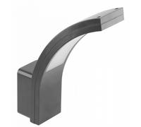 GTV Paris lampada da parete per esterni 1x10 W nero LD-PAR10W40BC-10