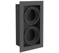 GTV Pireo lampada da incasso 2x50 W nero OP-PIREO2-20