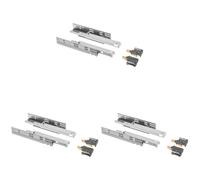 GTV - Scorrevoli Guide per Cassetti con Montaggio Inferiore, Soft Close e Autocierre, Binari per Cassetti, Modern Slide con Ammortizzazione, Estensione Completa 300 mm, Supporto Fino a 35 kg - 2 Paia