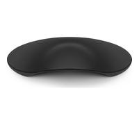 GTV SHELL, maniglia a conchiglia, design ergonomico, in robusto ZnAl, con viti M4, lunghezza 106 mm, distanza tra i fori 64 mm, per comò cucina, nero opaco
