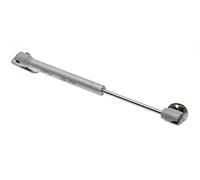 GTV Sollevatore a gas standard 50N, grigio, ascensore a gas per porte sovrapposte, angolo di apertura 75 - 100°, per fronti massicci e in alluminio, altezza frontale fino a 600 mm