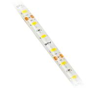 GTV Striscia LED 5 m Flash 5630, 300 LED 60/m, dimmerabile, 16 W/m, impermeabile IP65, 12 V DC, 10 mm di larghezza, ogni 5 cm divisibile, striscia luminosa per mobili cucina, bianco freddo 6500 K