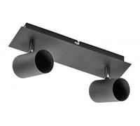GTV Veneto lampada da soffitto 2x20 W nero OS-VEN20WO2-10