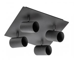 GTV Veneto lampada da soffitto 4x20 W nero OS-VEN20WOK4-10