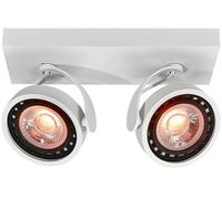 GTV Wally lampada da soffitto 2x40 W bianco OS-WALLY2-00-DEC