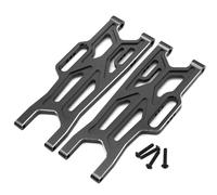 GTVNPOA Accessoires Rc per Arrma per Kraton 4x4 4s V2 per Blx per Outcast 1/10 Bracci di Sospensione Anteriori in Metallo per Forcellone Ara330711 Parti di Aggiornamento per Auto RC(Black)